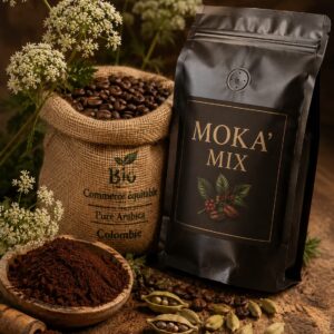Y A CAFÉ'RE "Matin Bleu par MOKA' MIX